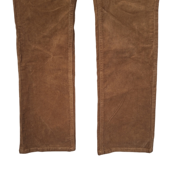 NWT Forever 21 Large Criss Cross Button-Fly Straight Leg‎ Corduroy Pants Pockets - Picture 4 of 13